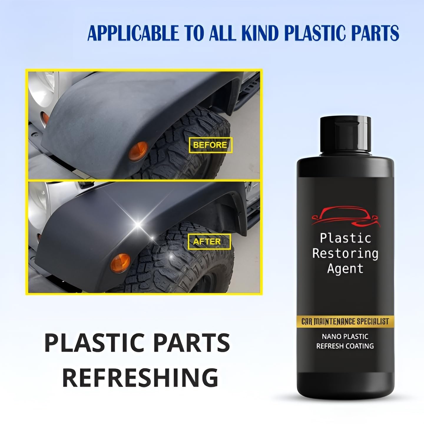 ShinePro™ Plastic Restorer – Make Faded Plastic Look BRAND NEW! (Pack of 2)