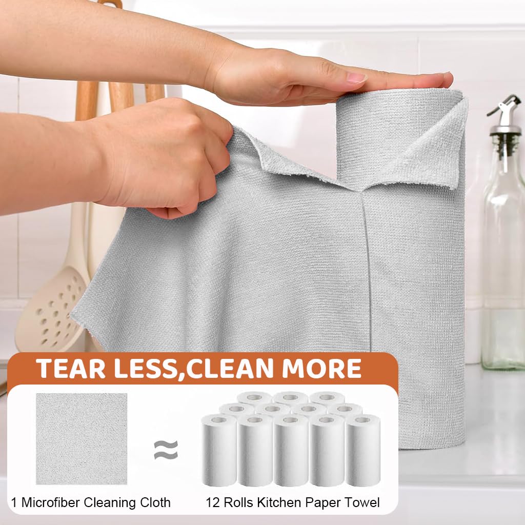 MaxWipe™ Microfiber Cloth Roll – Clean Smarter, Shine Faster