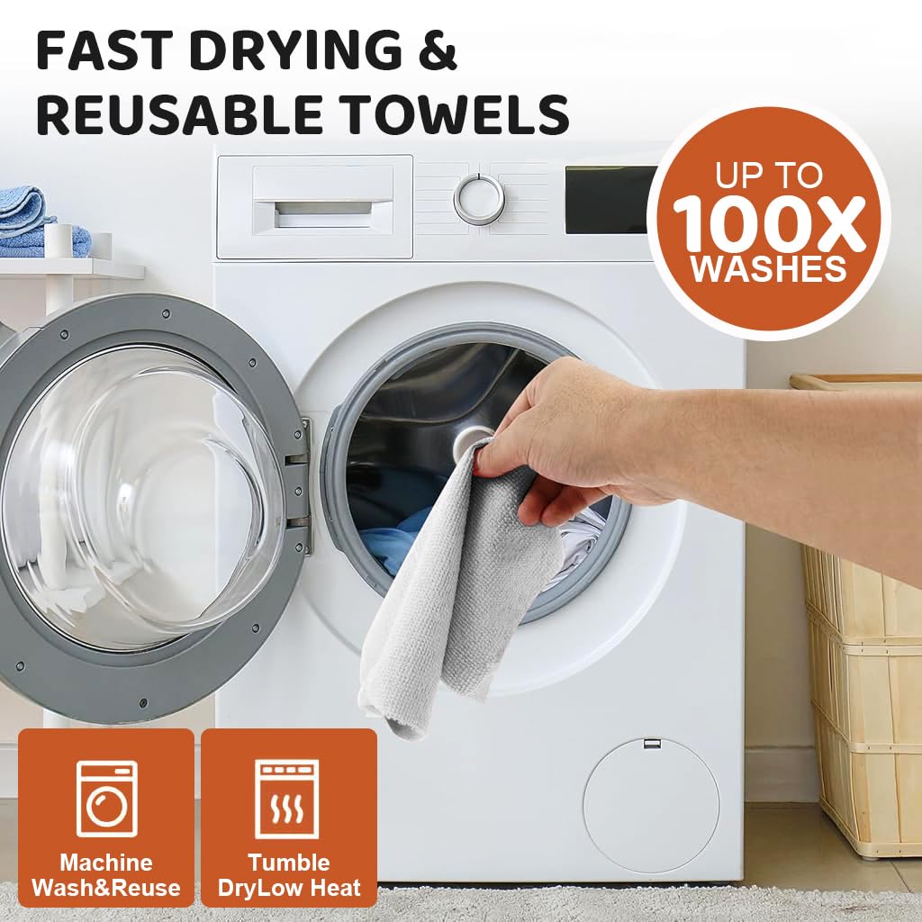 MaxWipe™ Microfiber Cloth Roll – Clean Smarter, Shine Faster