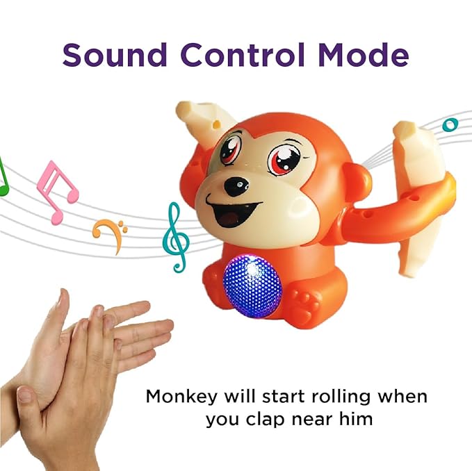 Dancing and Spinning Rolling Doll Tumble Monkey