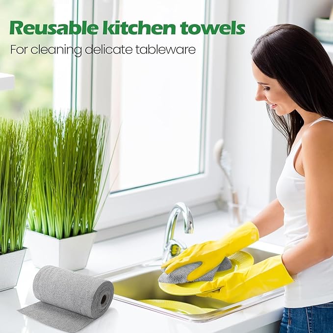 MaxWipe™ Microfiber Cloth Roll – Clean Smarter, Shine Faster