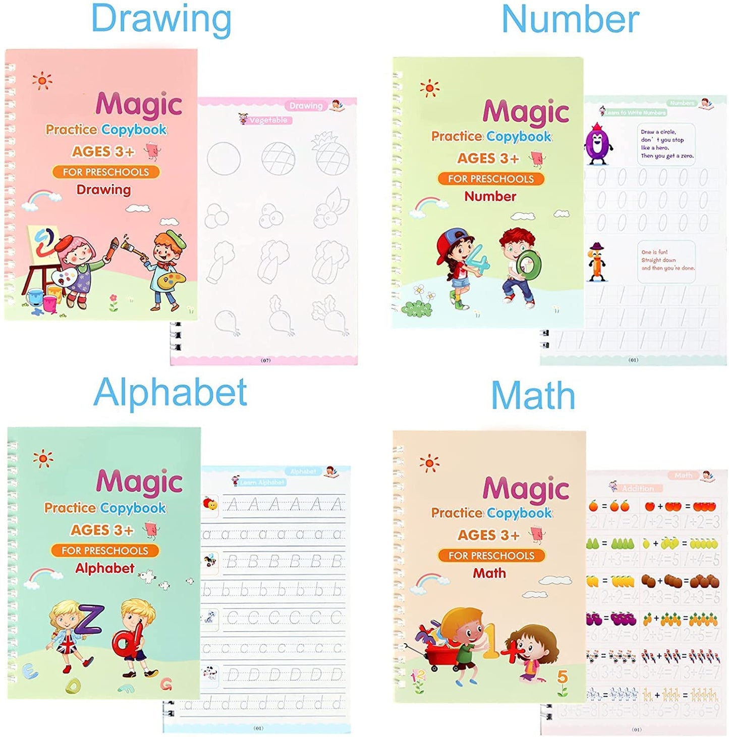 MagicWrite™ Self-Erasing Handwriting Book