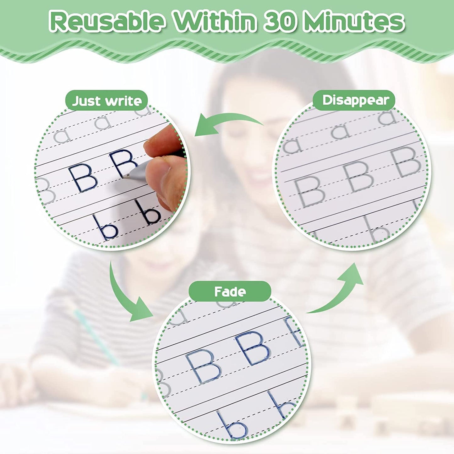 MagicWrite™ Self-Erasing Handwriting Book