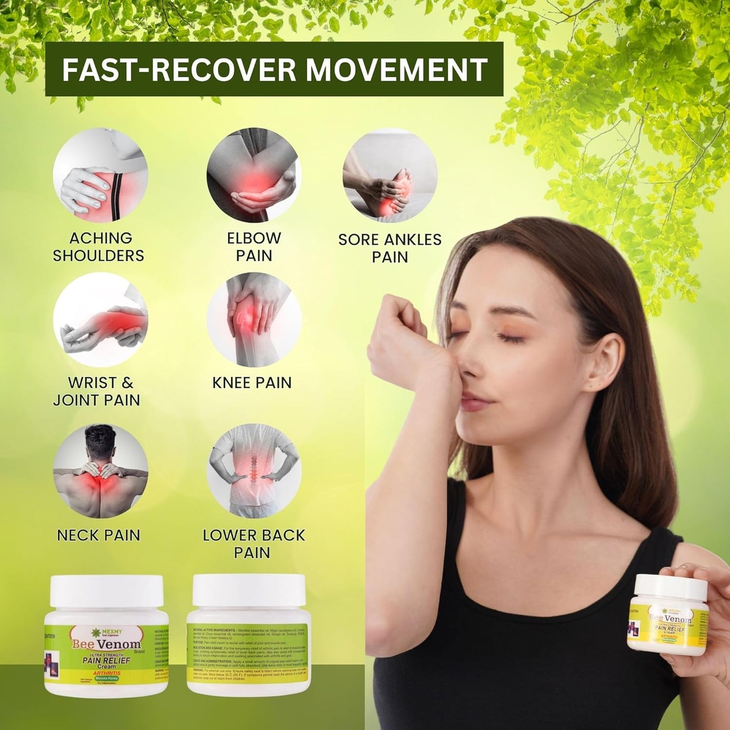Bee Venom™ Ultra Relief Cream – Buy 1 Get 2 Free!