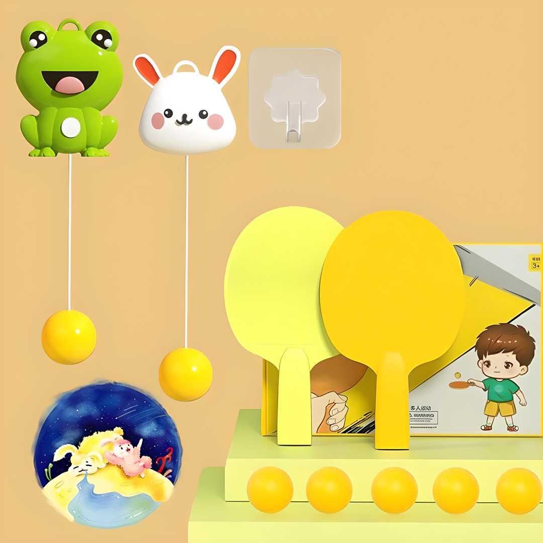 Indoor Hanging Table Tennis Trainer - Portable Set