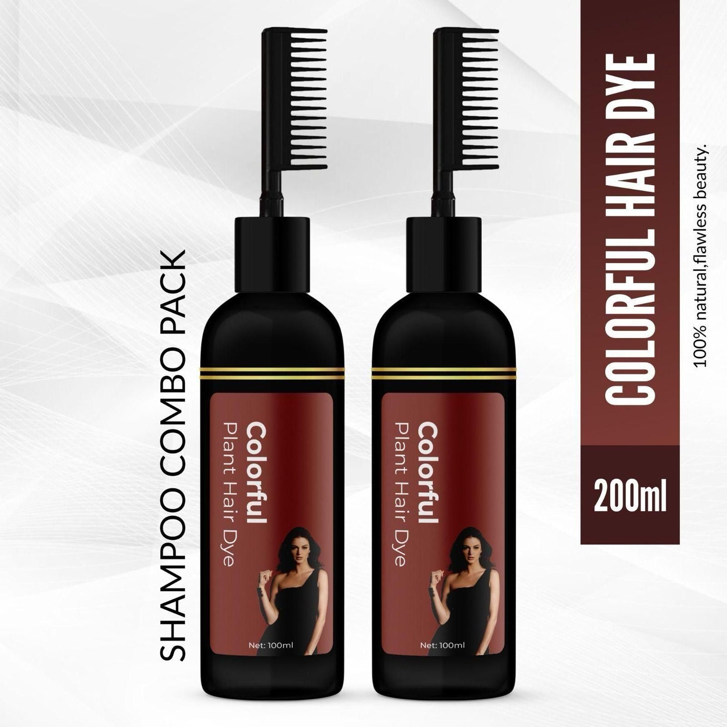 InstaColor™ Herbal Hair Dye Comb - Buy 1 Get 1 Free!