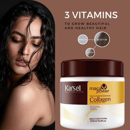 Karseell Maca Power Collagen Hair Mask - Buy 1 Get 1 Free!