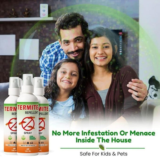 ZAVOK™ Herbal Termite Repellent Spray (150ml x 3) – Plant-Based & Child Safe