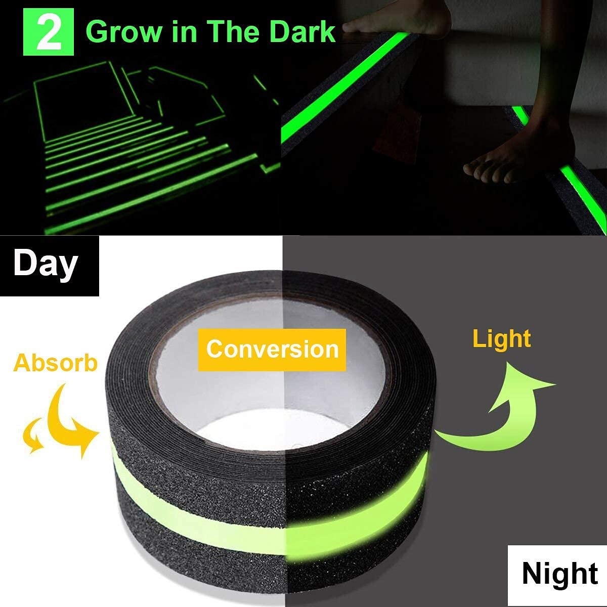 Anti Slip Glow Tape (5 Mtr)