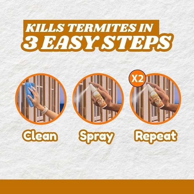 ZAVOK™ Herbal Termite Repellent Spray (150ml x 3) – Plant-Based & Child Safe