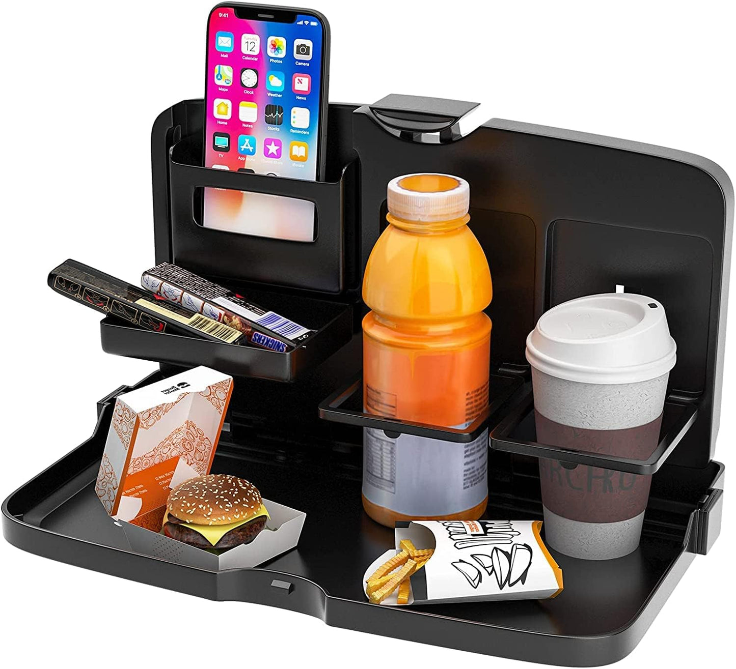 🛍️ DriveMate™ Foldable Car Seat Tray