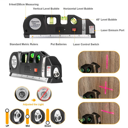 LaserLine™ 3-in-1 Level Tape
