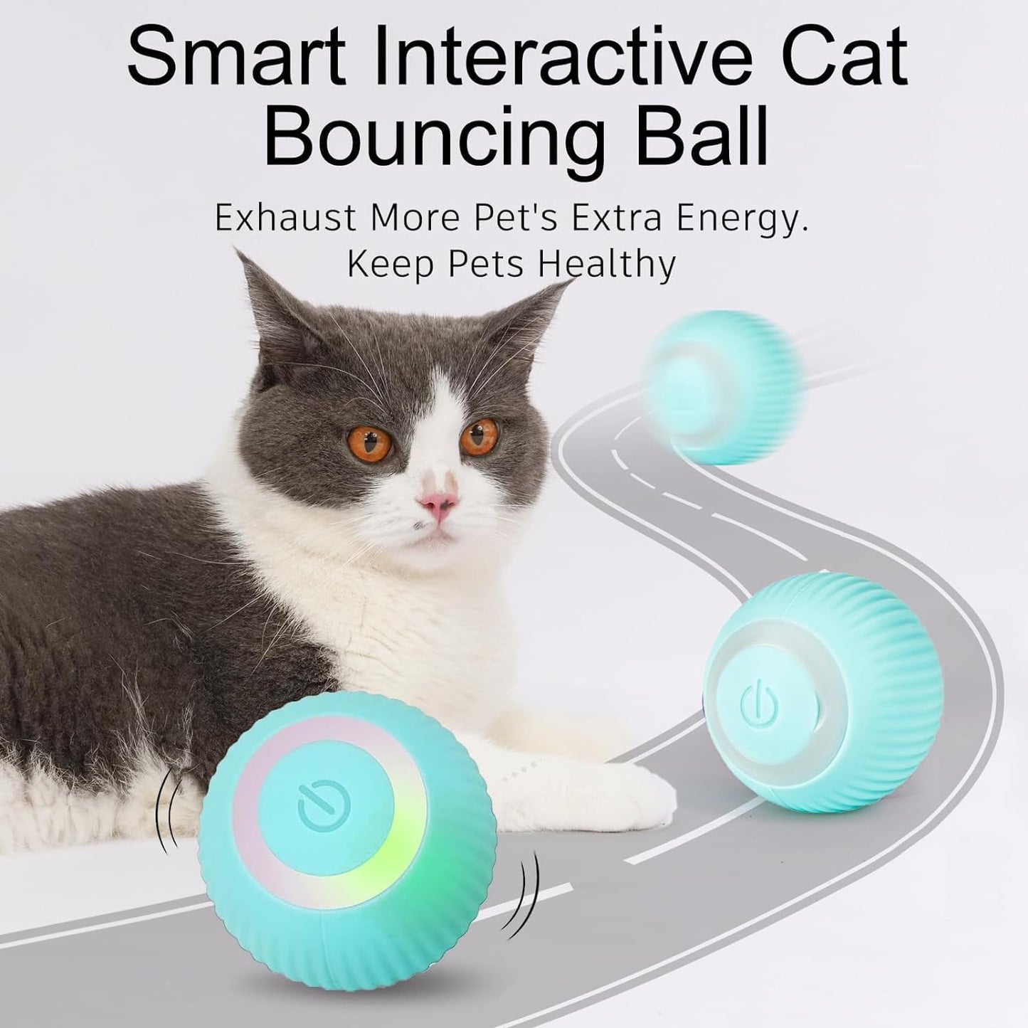 BounceBuddy™ | Pets' Favorite Self-Teasing Ball