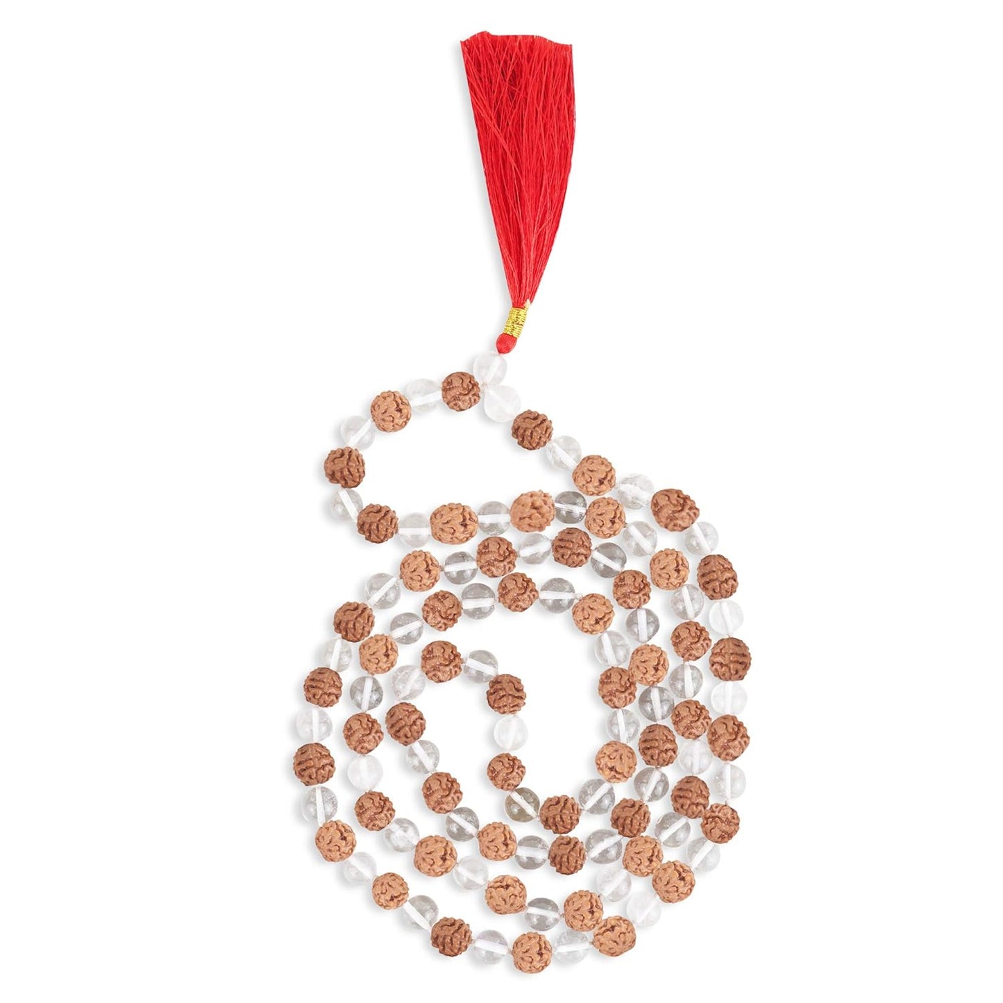 Sphatic Rudraksha Mala