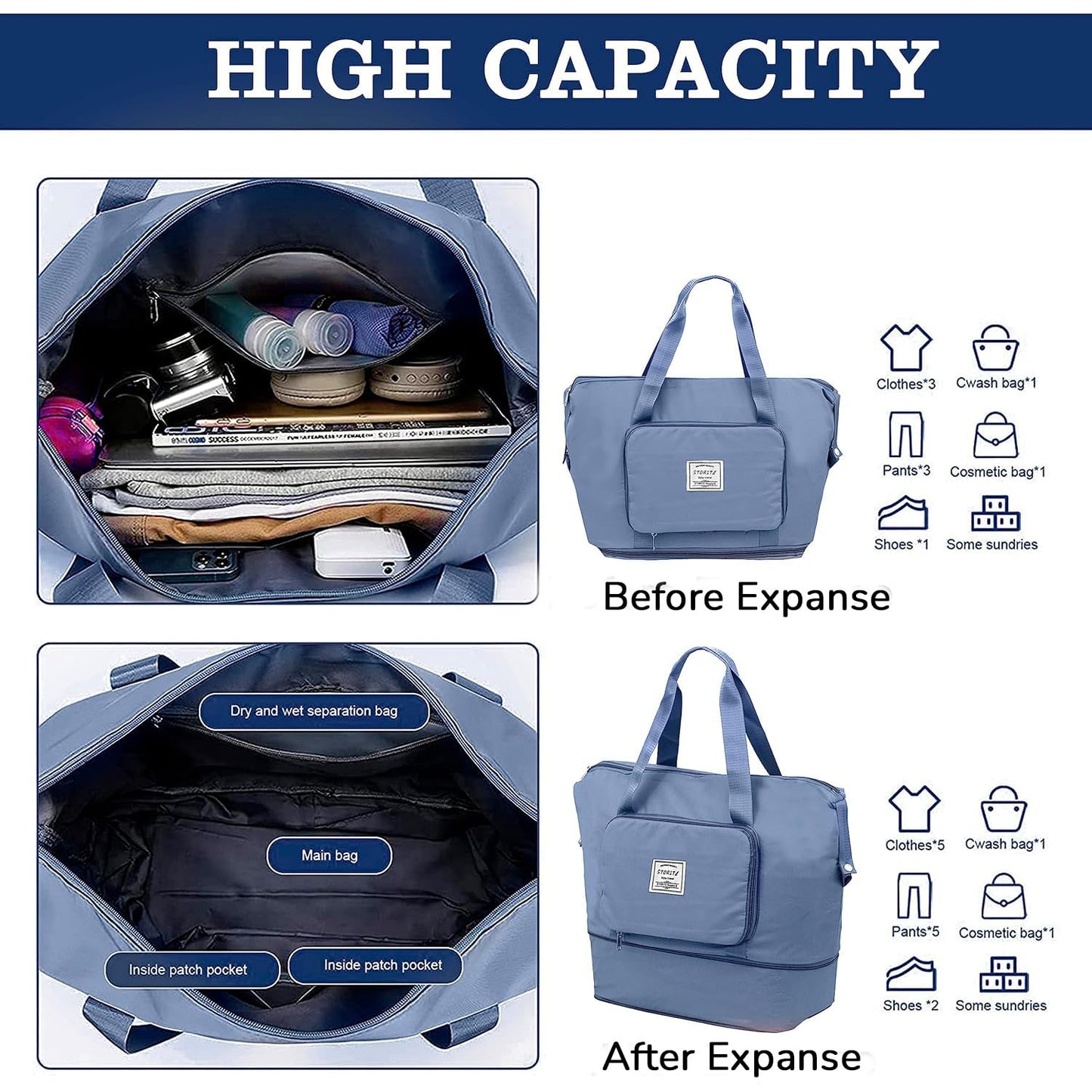 FlexiFold™ Travel Duffel