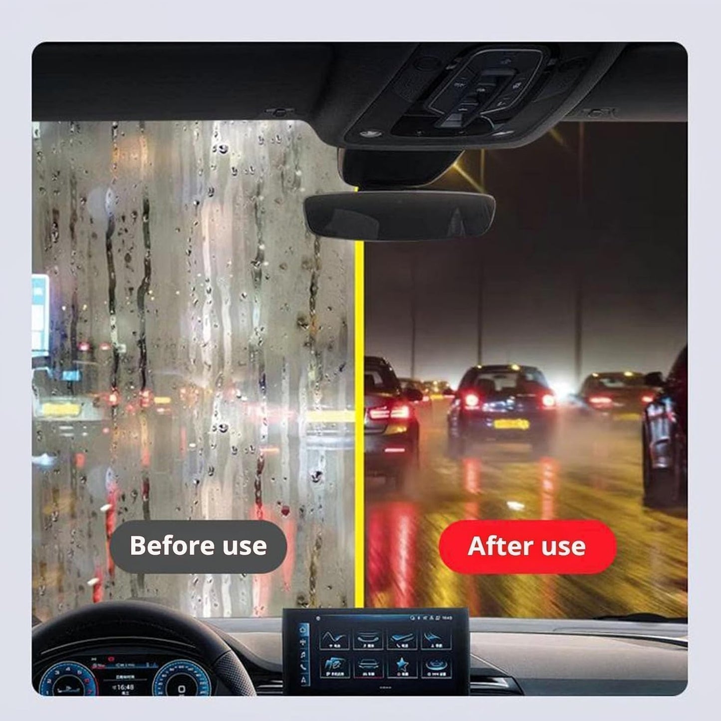 ClearGuard™ Glass Coat – Instant Rain Repellent for Windshields & Mirrors