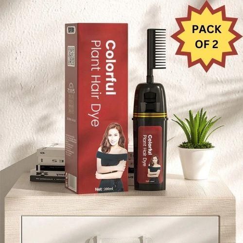 InstaColor™ Herbal Hair Dye Comb - Buy 1 Get 1 Free!