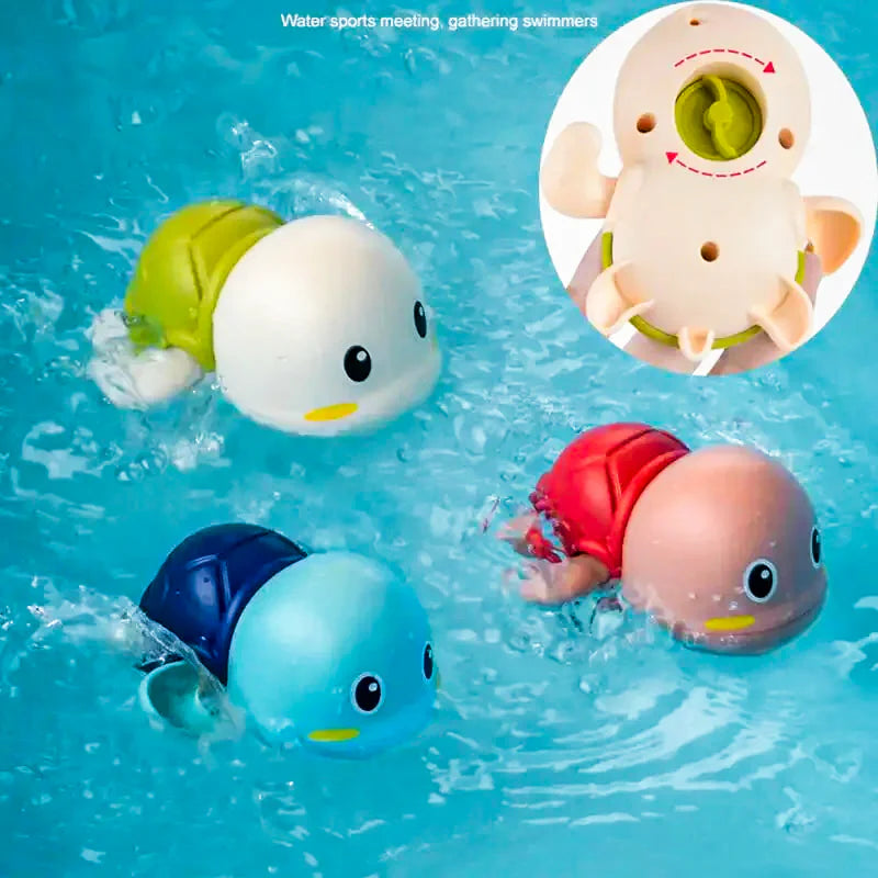 Wiggly Wave Turtle Bath Toy
