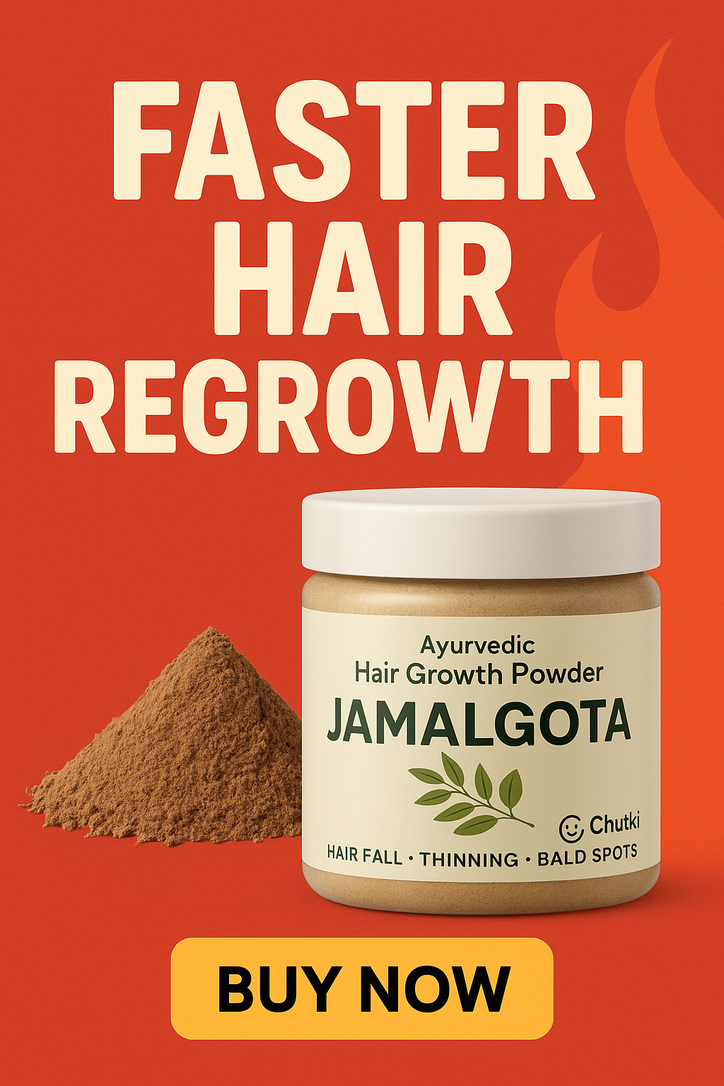 AyurVedaRoot™ Jamalgota Hair Powder