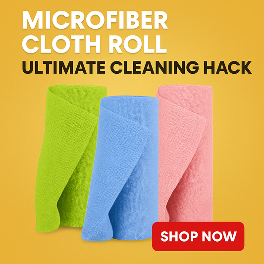 MaxWipe™ Microfiber Cloth Roll – Clean Smarter, Shine Faster