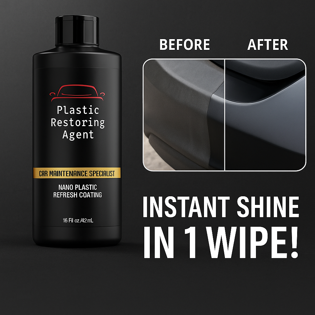 ShinePro™ Plastic Restorer – Make Faded Plastic Look BRAND NEW! (Pack of 2)